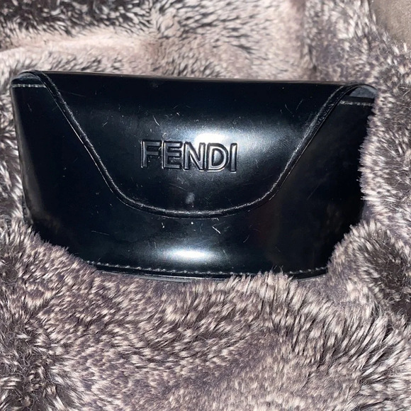 Fendi  vintage black Leather sunglasses case - Picture 9 of 11